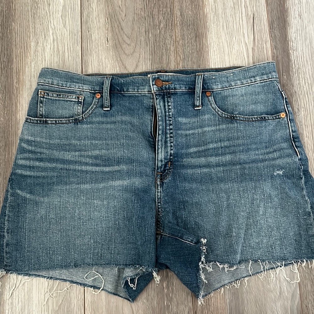 MADEWELL denim shorts cut offs